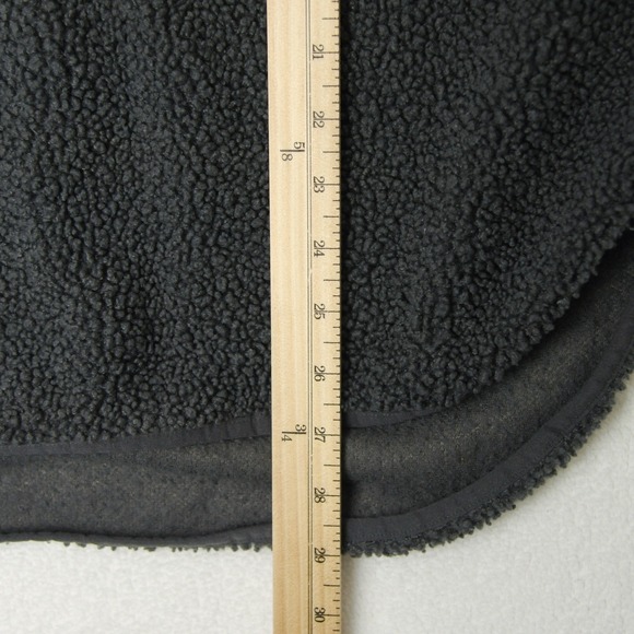 Old Navy Oversized Sherpa Hoodie Teddy Fleece Pullover L Charcoal Gray Cozy - Picture 6 of 7